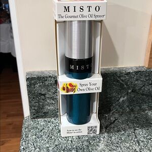 Silver and Black Olive Oil Sprayer